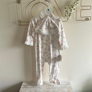 Rose Pattern Hat & Bodysuit